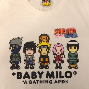 BAPE A Bathing Ape Baby Milo Naruto T-shirt